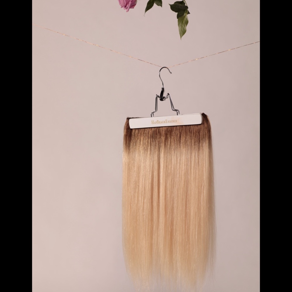 High quality human hair! 18” 115+grams. #613 blonde